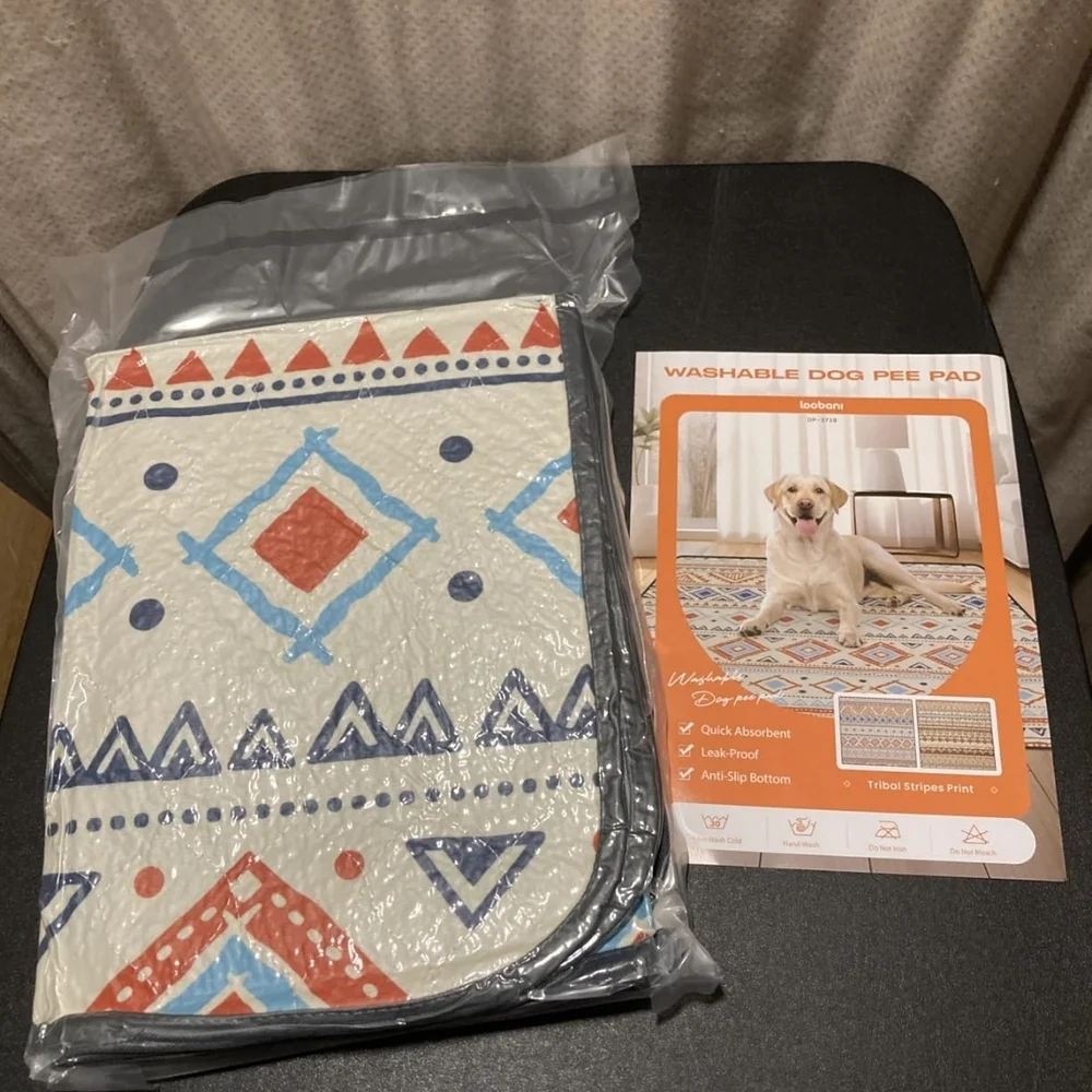 Tribal Pattern Super Absorbent Pet Mat 2 Pack 18x24